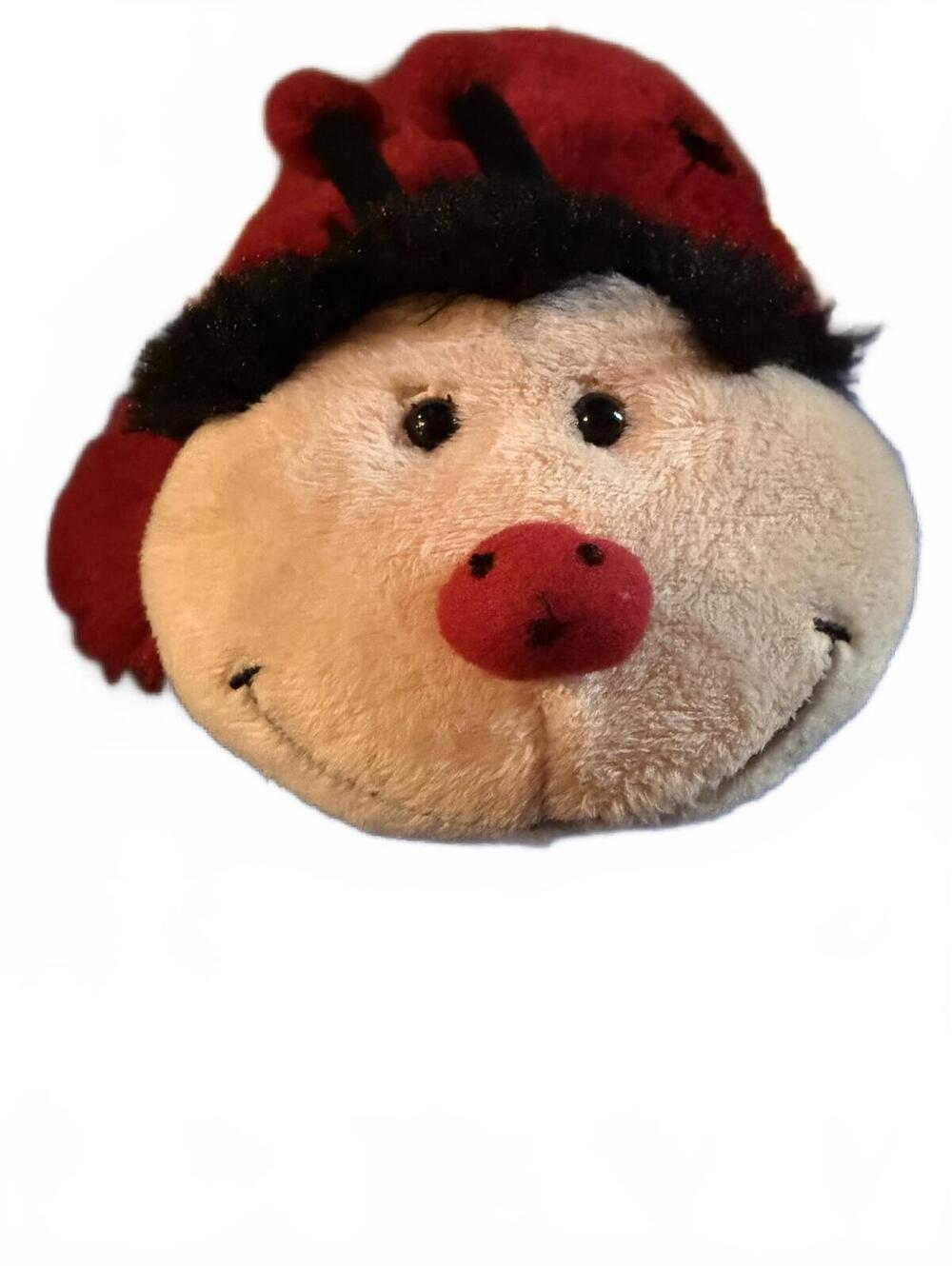Retired 2010 Pillow Pets PeeWee Red Ladybug Plush Toy